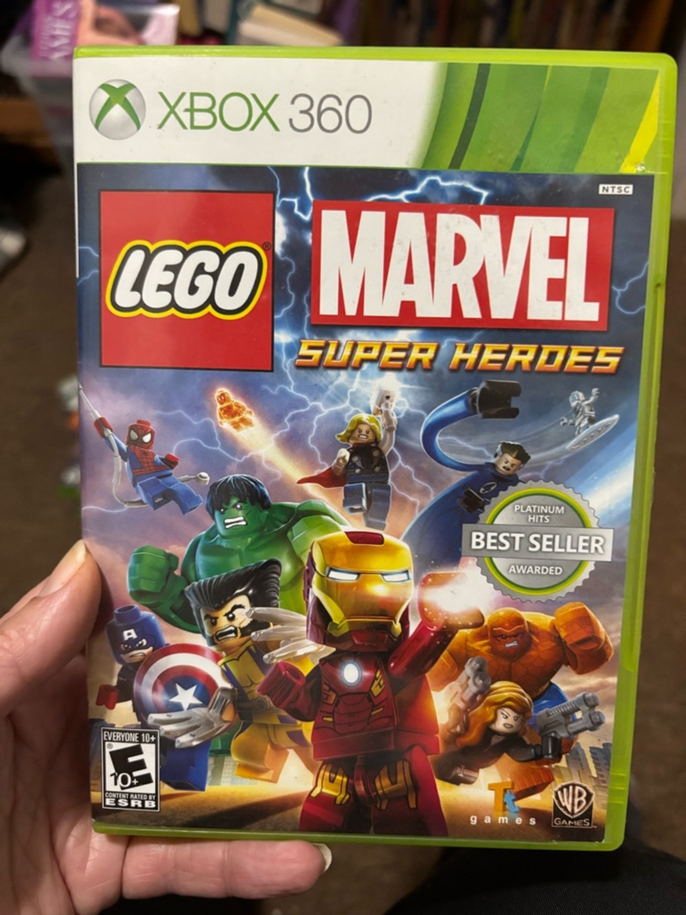 LEGO Marvel Super Heroes Xbox 360 Game - LEGO / Green Case